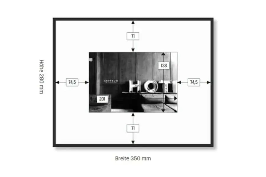 APHEUM Frame S – Deep Grayscale ePaper Display im Wohnraum