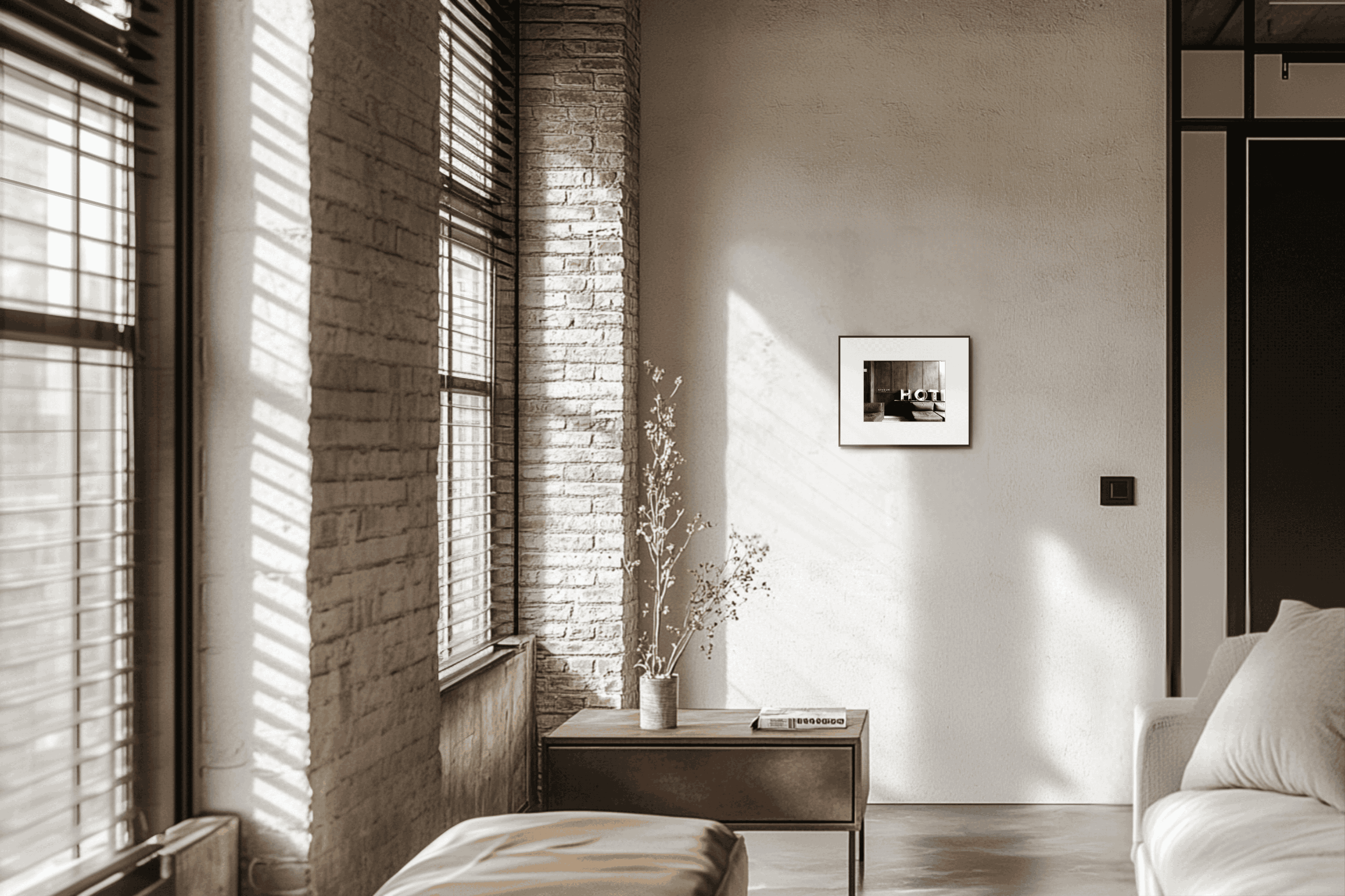 Eleganter Rahmen M kaufen für moderne Wanddekoration in einem stilvollen Raum