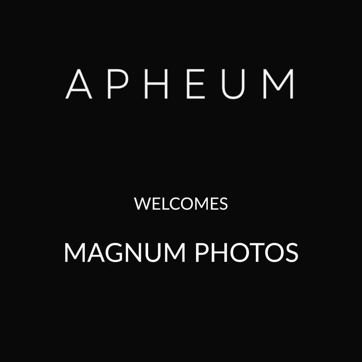 MAGNUM PHOTOS and APHEUM by Newstyle sign agreement