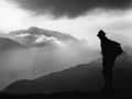 
Là où résident les dieux – Le monde des montagnes en noir et blanc