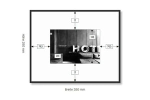 APHEUM Frame S – Deep Grayscale ePaper Display im Wohnraum
