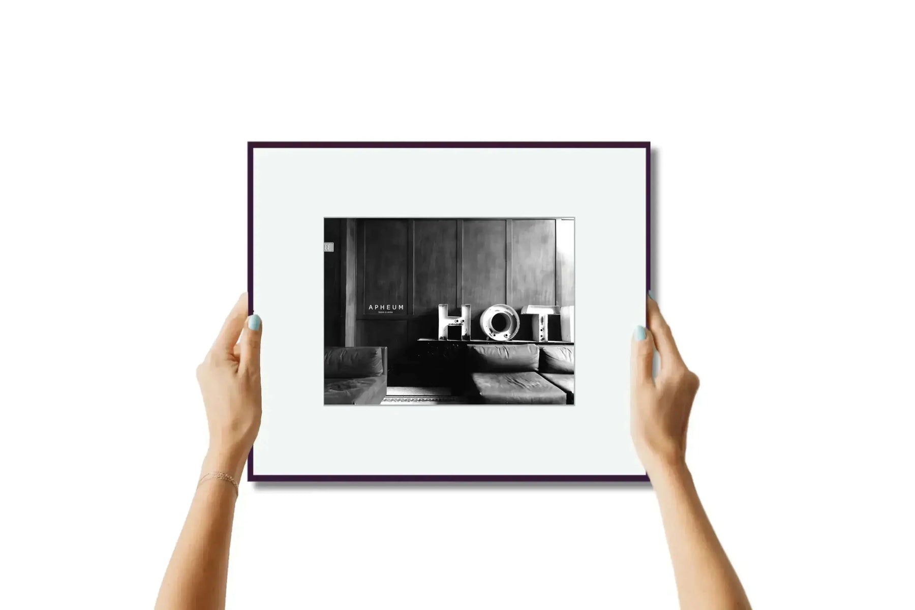 APHEUM Frame M digitaler Fotografie-Rahmen – Aluminiumrahmen Seitenansicht